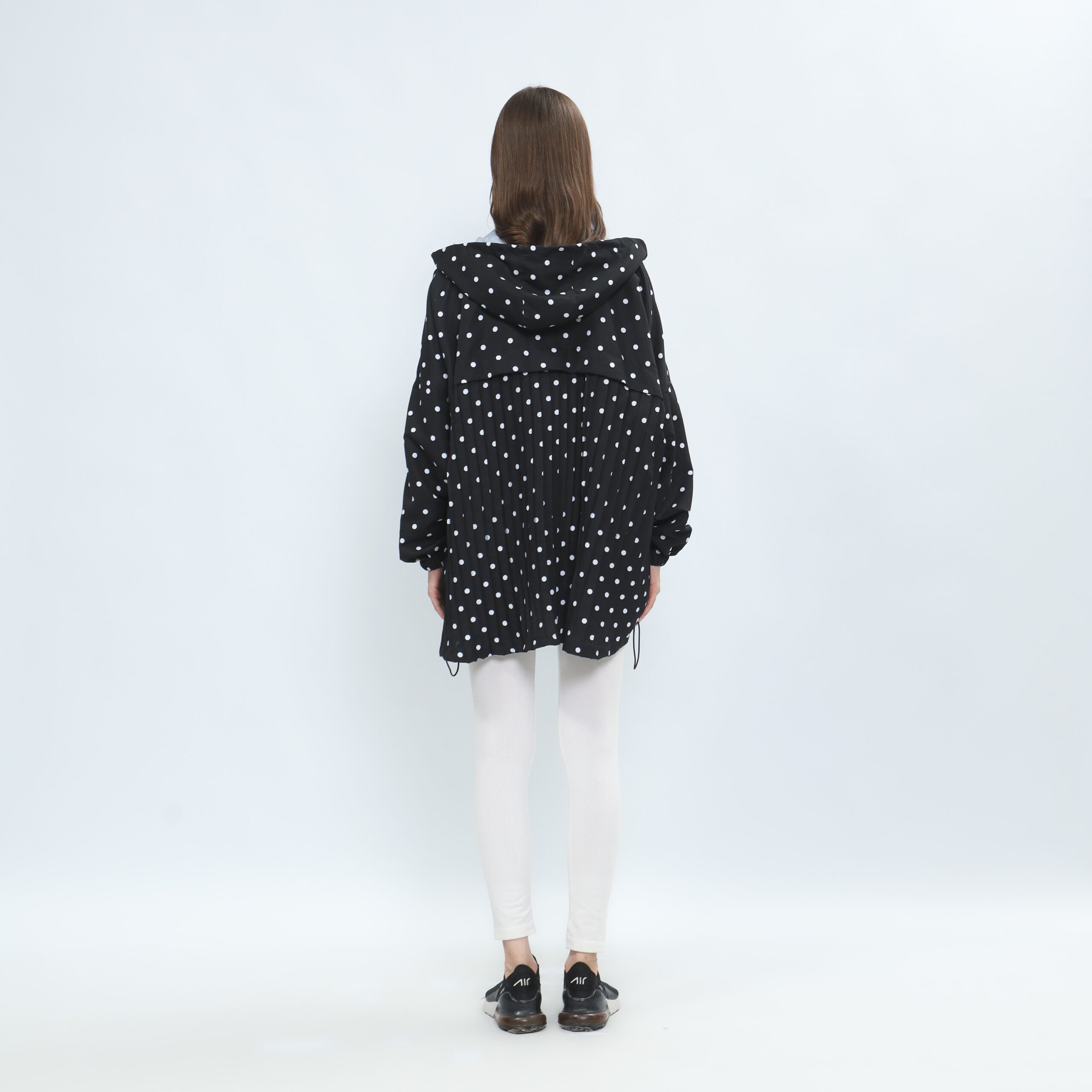 MYMELIS BATWING BLACK POLKADOT WINDBREAKER - Image 2