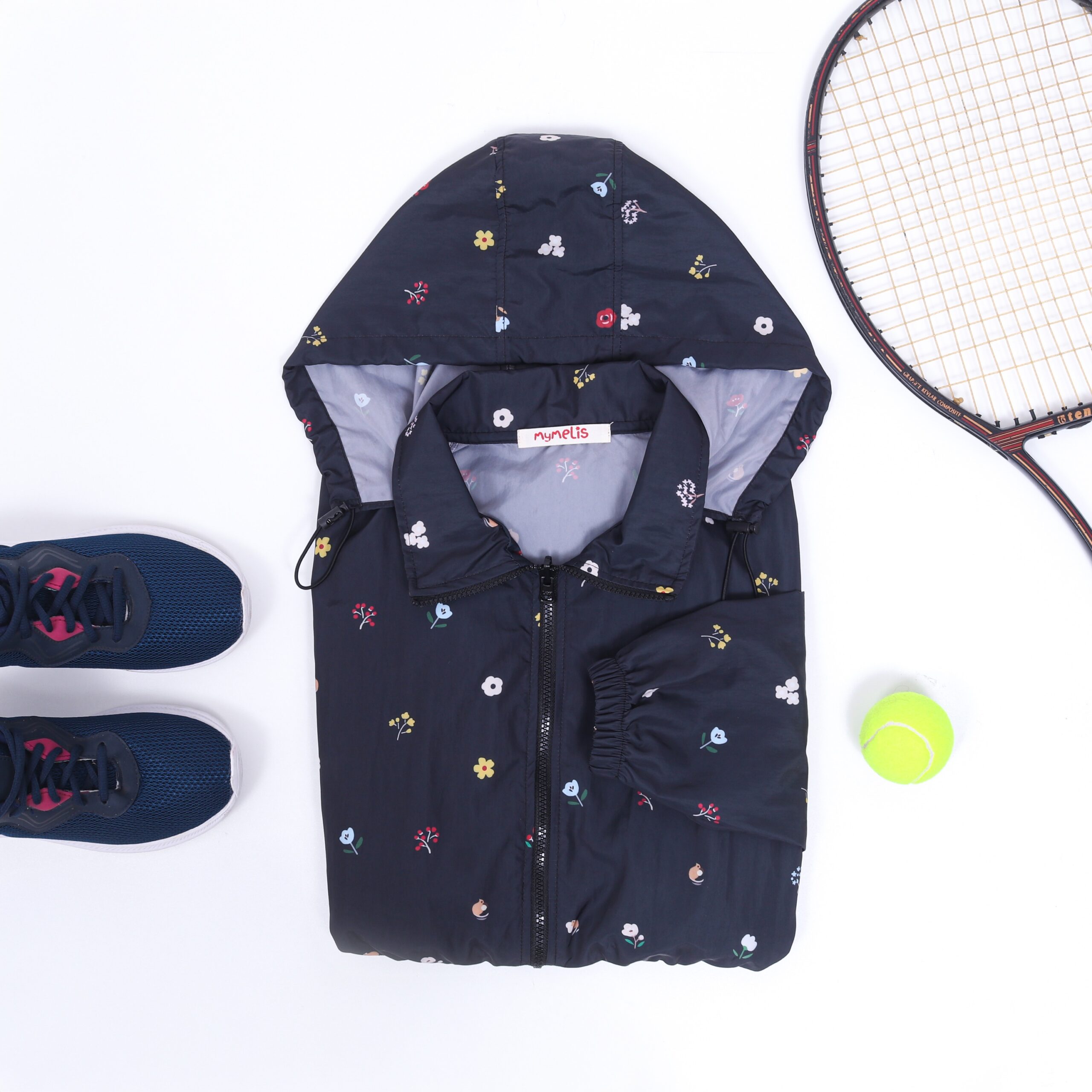 Mymelis Adjustable Wildflower Windbreaker - Image 9