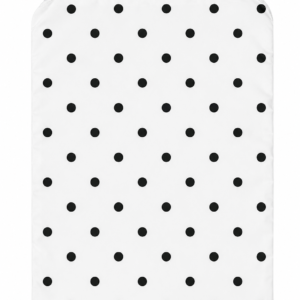 Mymelis Nylon Travel Bag White Polkadot