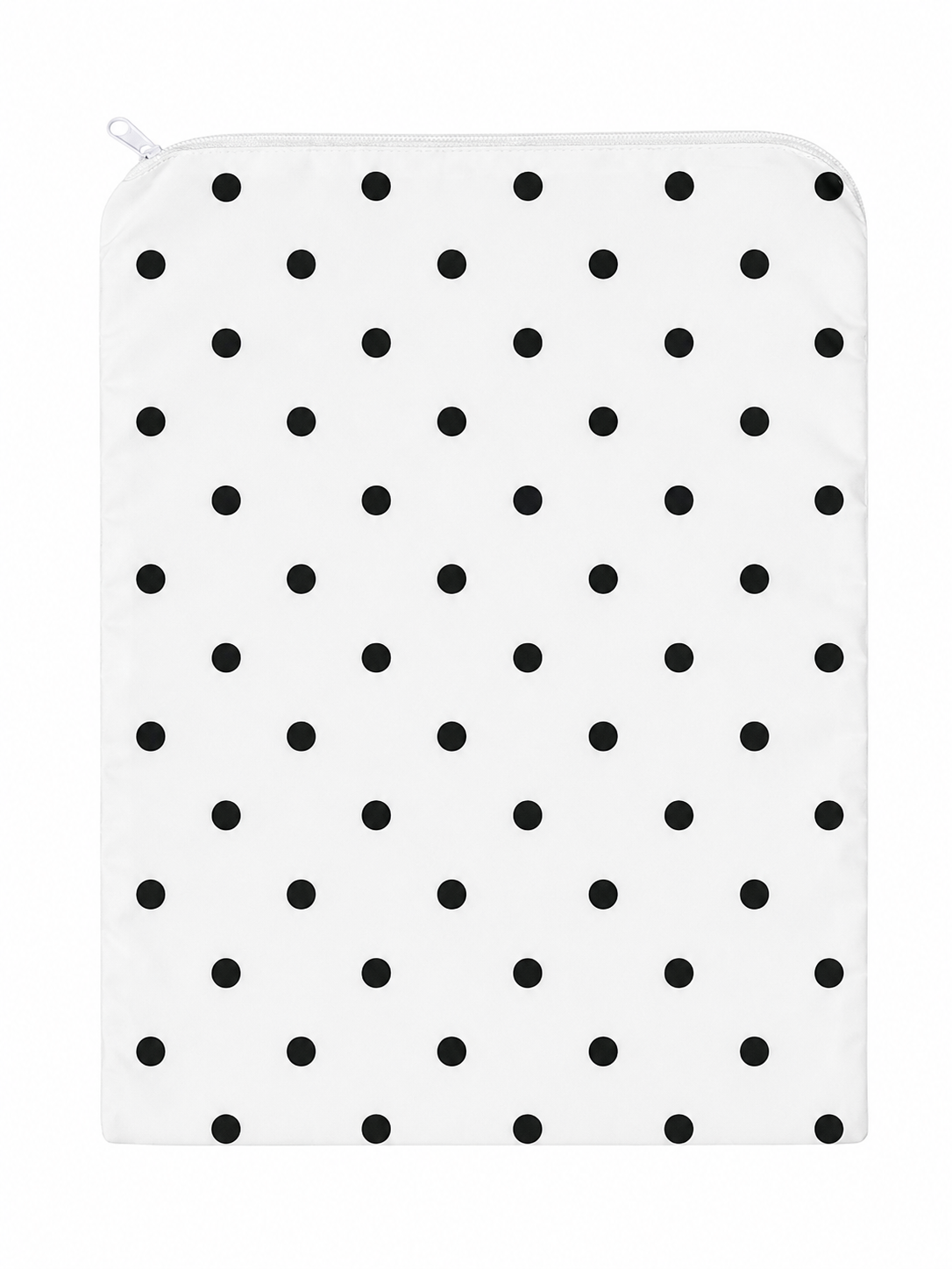 Mymelis Nylon Travel Bag White Polkadot