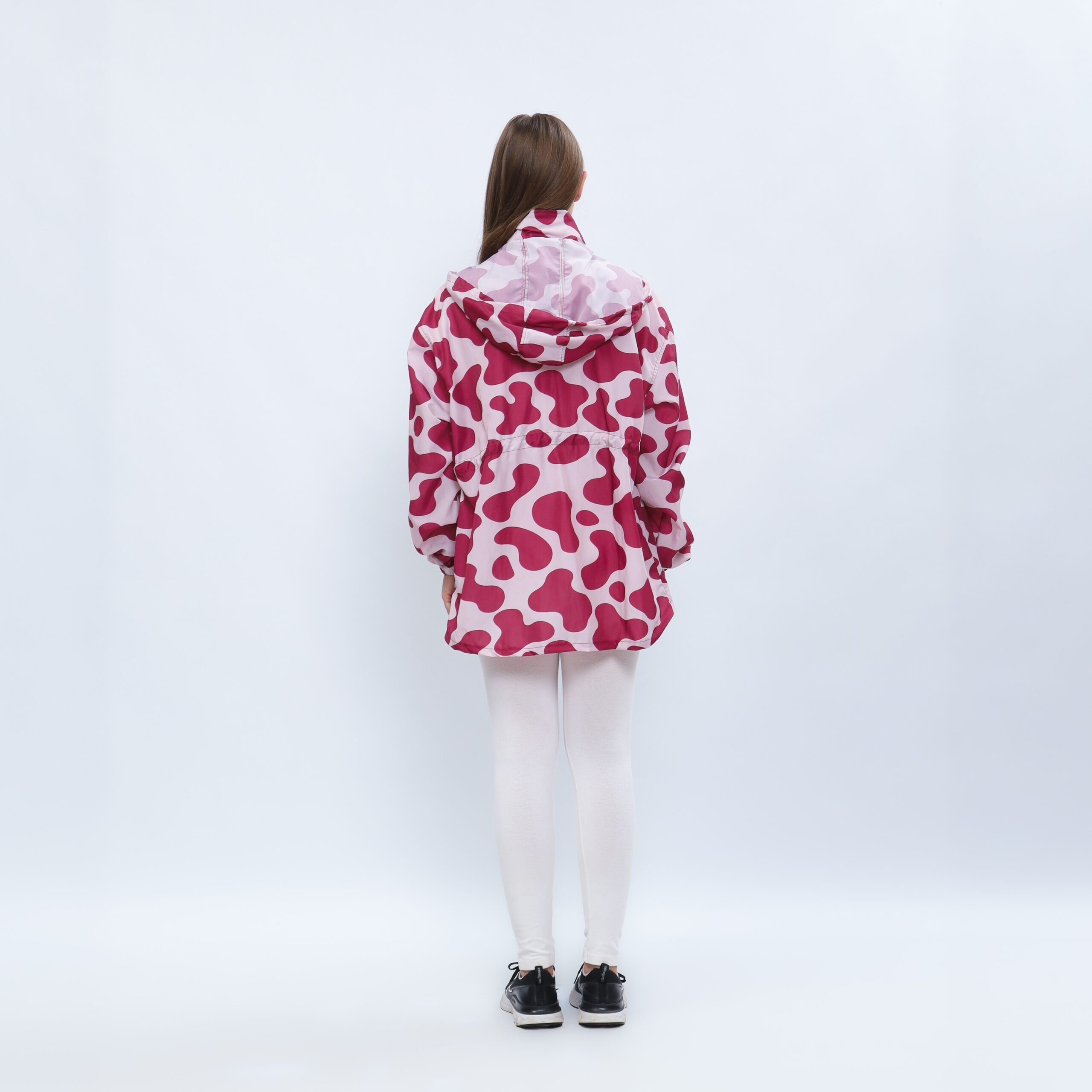 MYMELIS ADJUSTABLE CLOUD POP MAROON WINDBREAKER - Image 4
