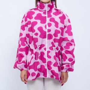 MYMELIS ADJUSTABLE CLOUD POP PINK WINDBREAKER