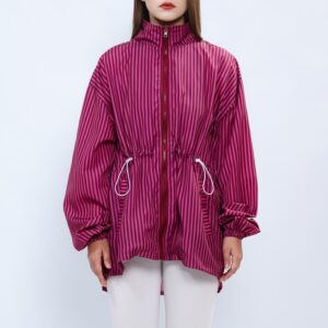 MYMELIS ADJUSTABLE STRIPE MAROON
