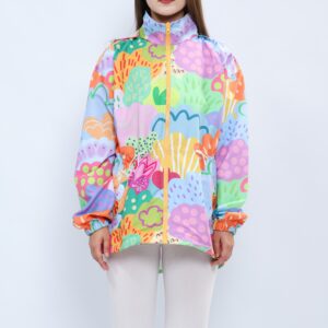 MYMELIS ADJUSTABLE NARA ORANGE WINDBREAKER