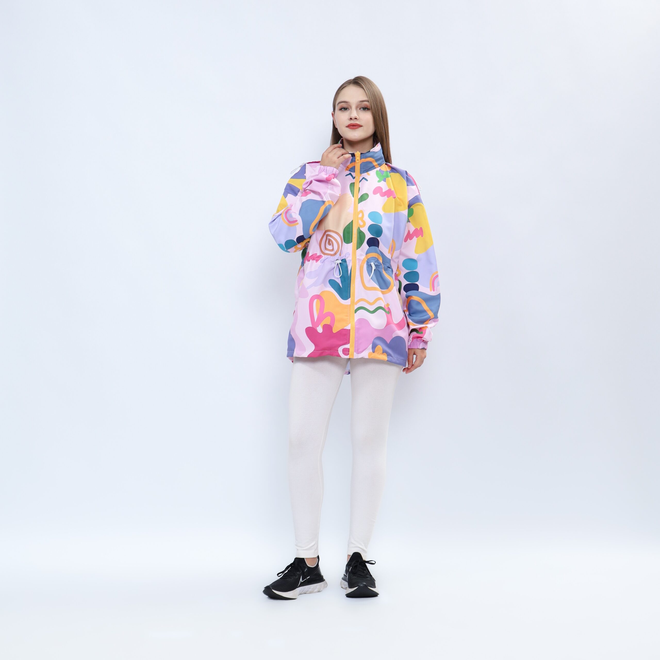 MYMELIS ADJUSTABLE NARA PINK WINDBREAKER - Image 3
