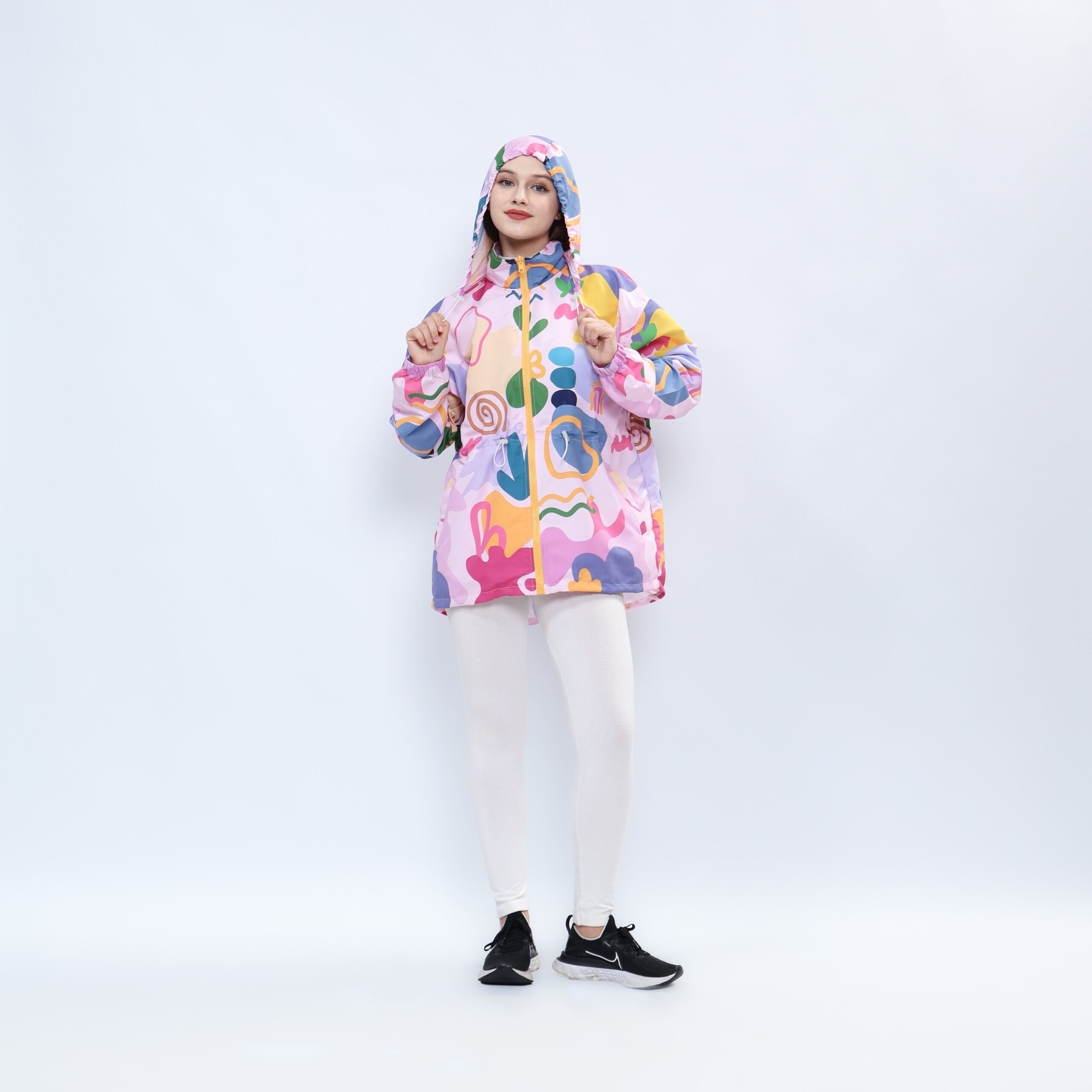 MYMELIS ADJUSTABLE NARA PINK WINDBREAKER - Image 5